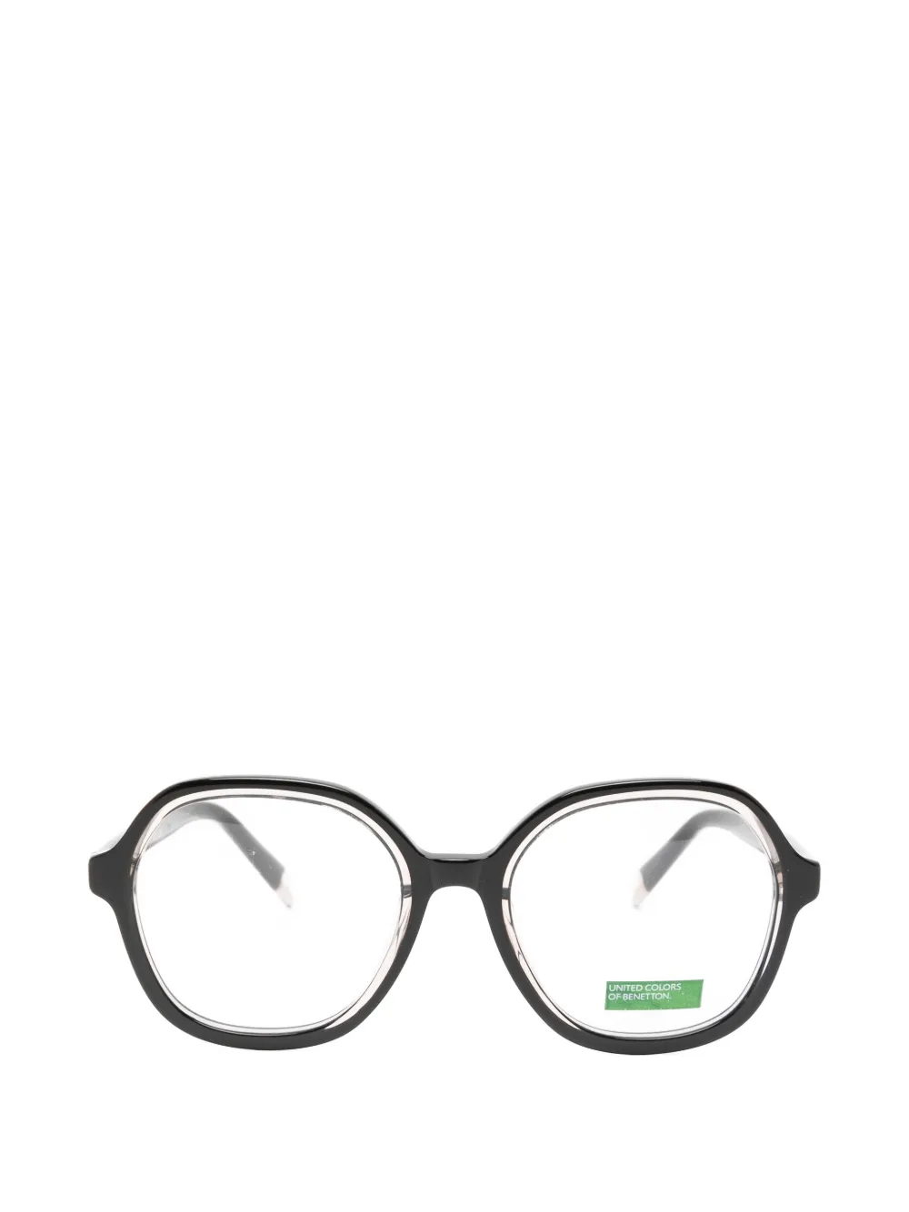 Benetton Charlotte Round-frame Glasses In Black