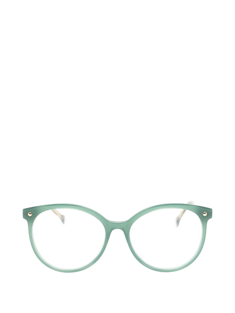Carolina Herrera round-frame glasses - Verde