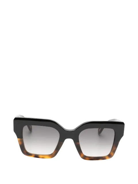 Zadig&Voltaire lentes de sol con armazón cuadrada estilo de carey