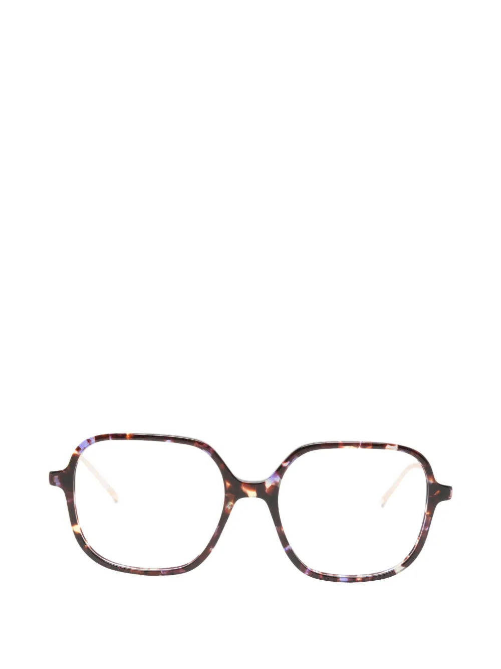 Zadig&Voltaire Eckige Brille in Schildpattoptik - Braun