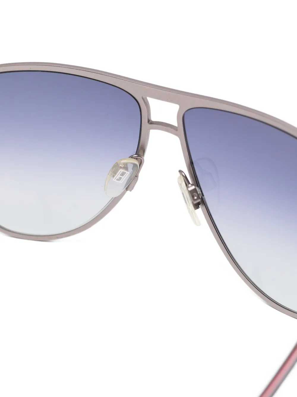 Tommy Hilfiger Zonnebril met piloten montuur en glazen met kleurverloop Zilver