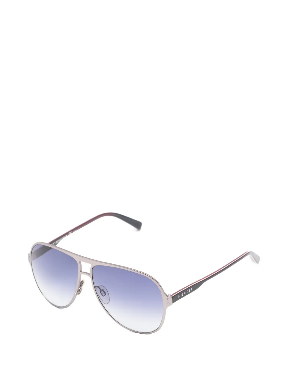 Tommy Hilfiger Zonnebril met piloten montuur en glazen met kleurverloop Zilver