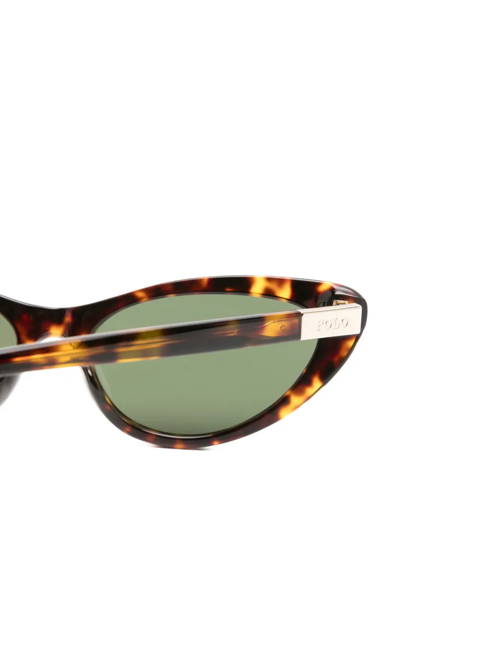 POLO RALPH LAUREN EYEWEAR Zonnebril met schildpadschild-design Bruin