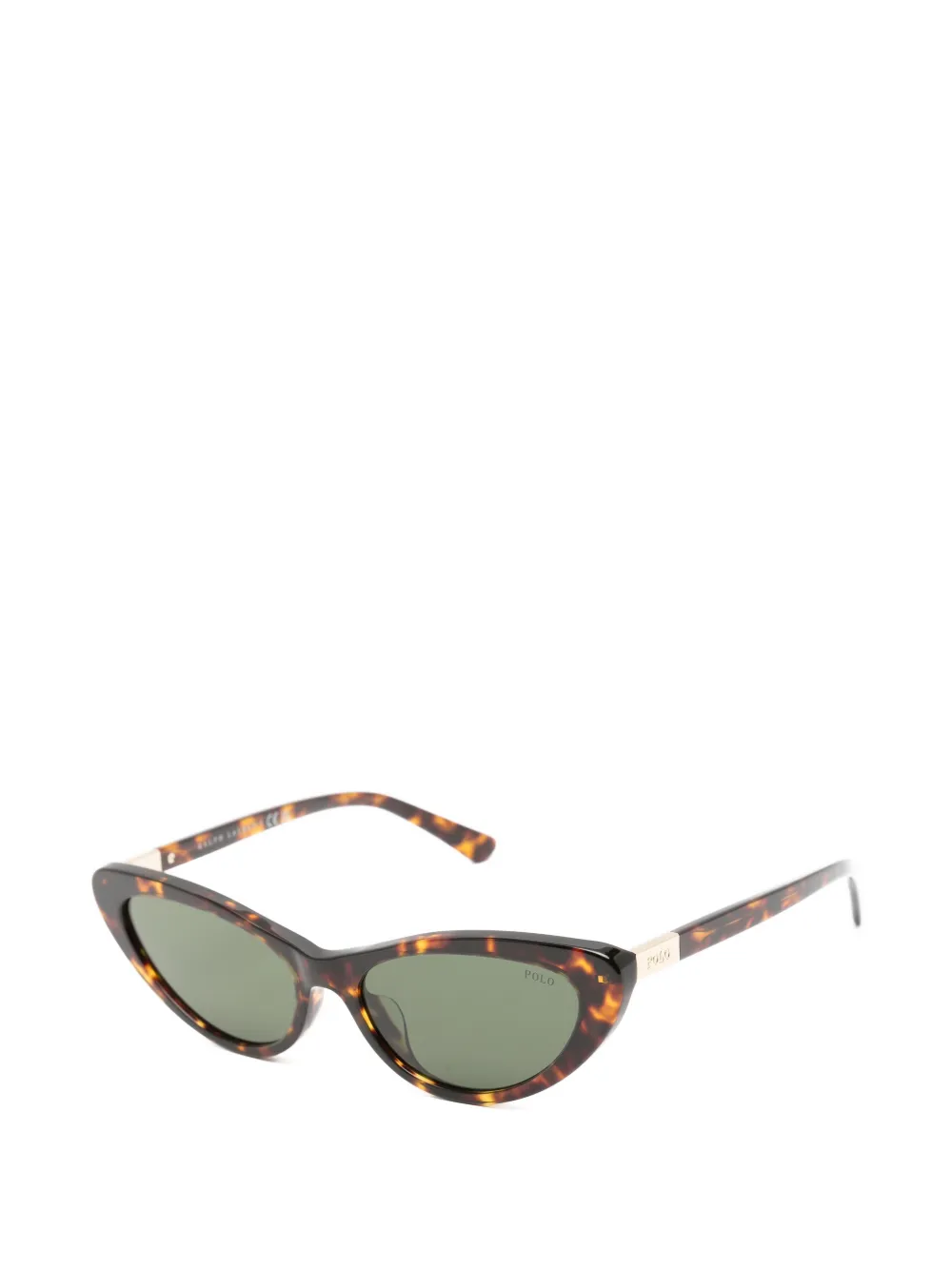 POLO RALPH LAUREN EYEWEAR Zonnebril met schildpadschild-design Bruin