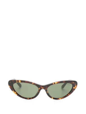 POLO RALPH LAUREN EYEWEAR oval-frame Sunglasses | Blue | FARFETCH CA