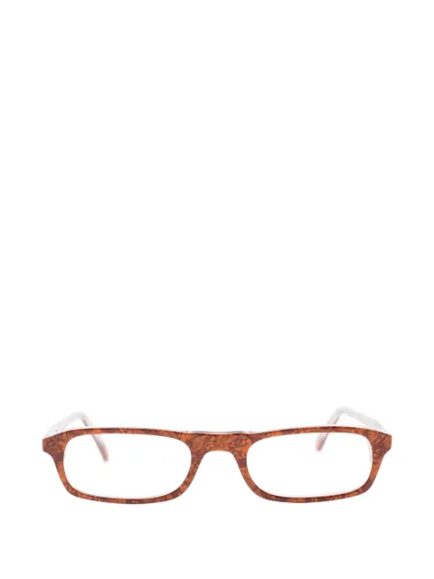 Sociel lentes con armazón rectangular estilo carey