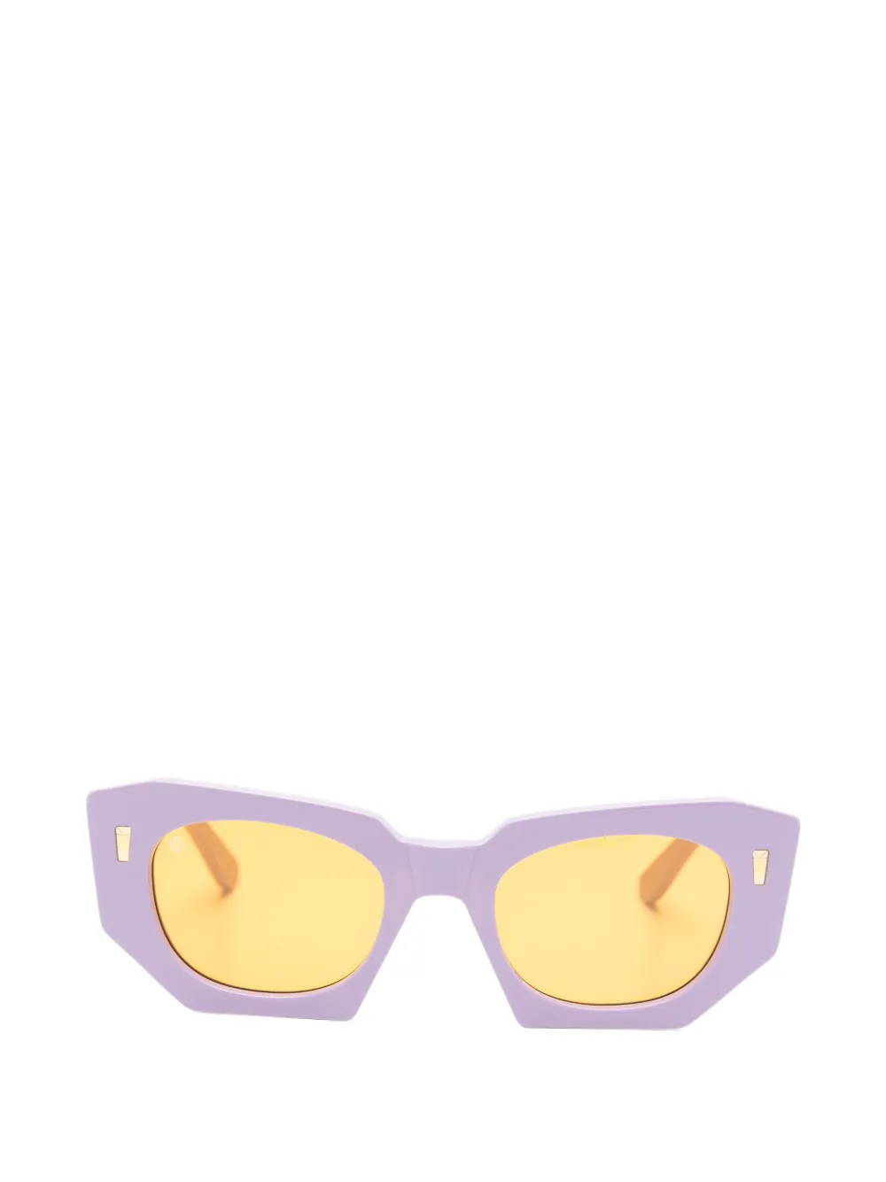 KYme Kim geometric-frame sunglasses - Viola