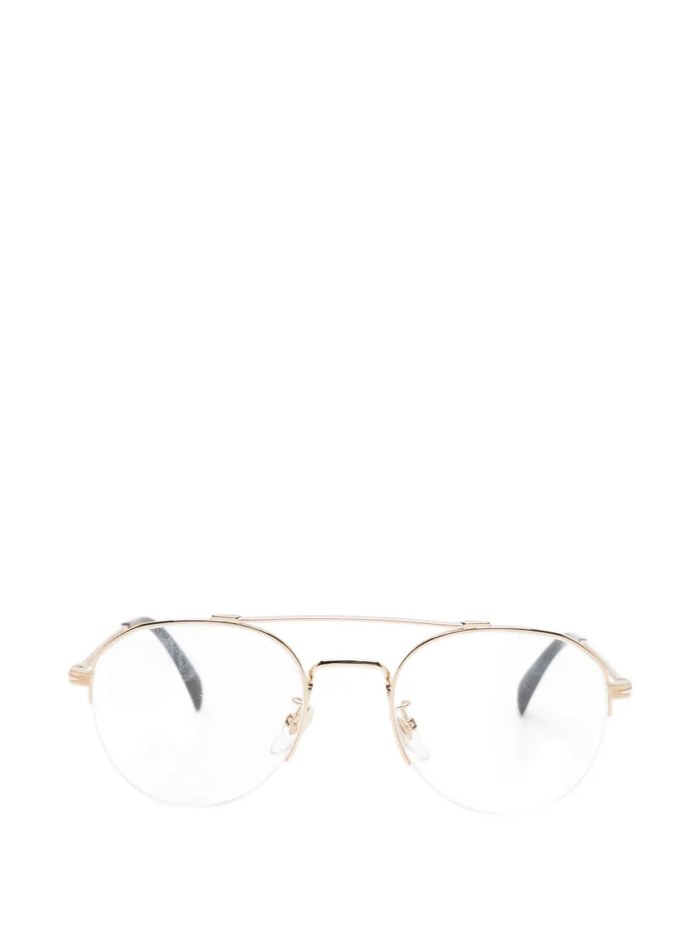 DAVID BECKHAM EYEWEAR pilot-frame glasses - Oro