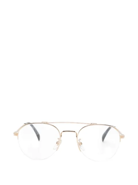 DAVID BECKHAM EYEWEAR pilot-frame glasses