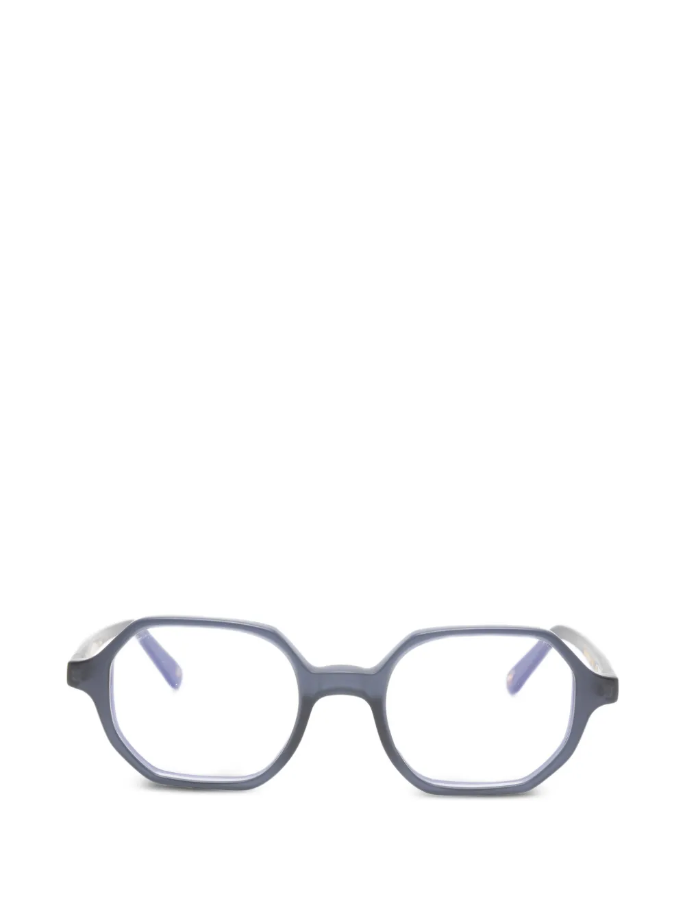 L.G.R Zanzibar geometric-frame glasses - Blu