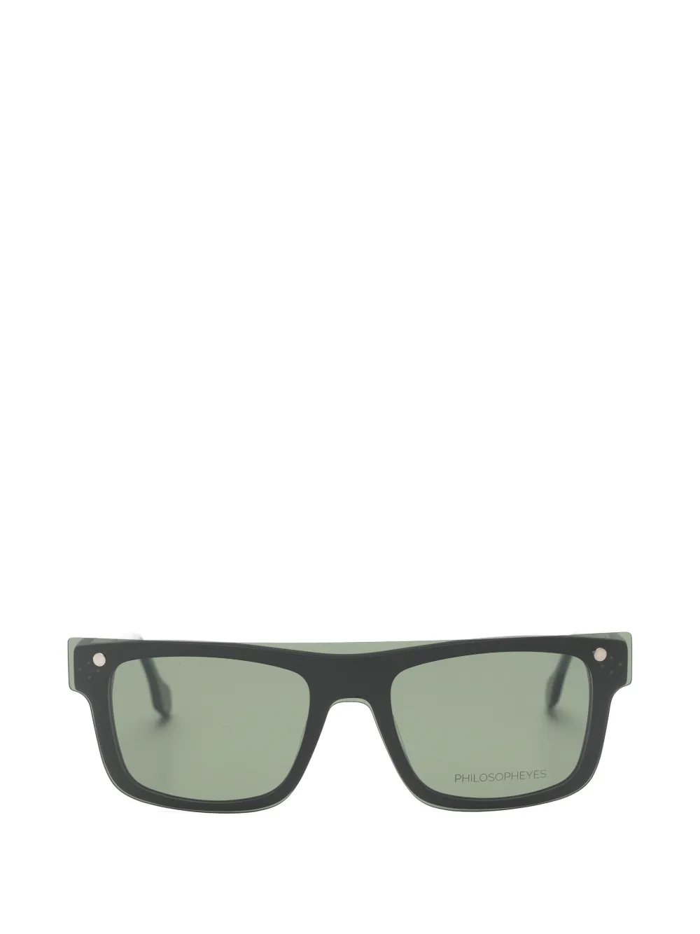 PHILOSOPHEYES rectangle-frame glasses | Black | Image 1