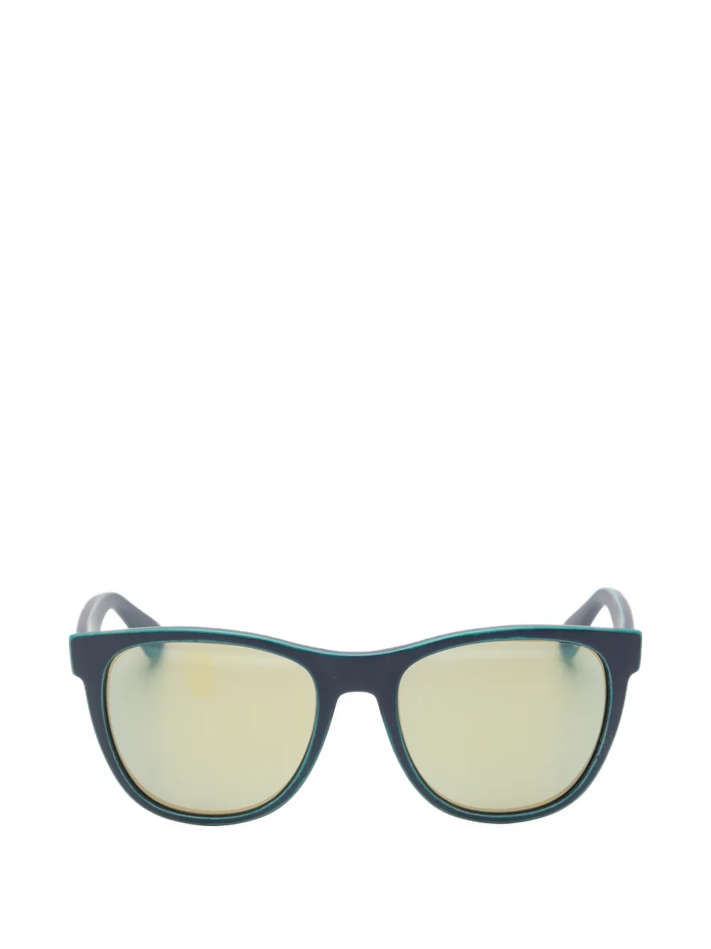 BOSS square-frame mirrored sunglasses - Blau