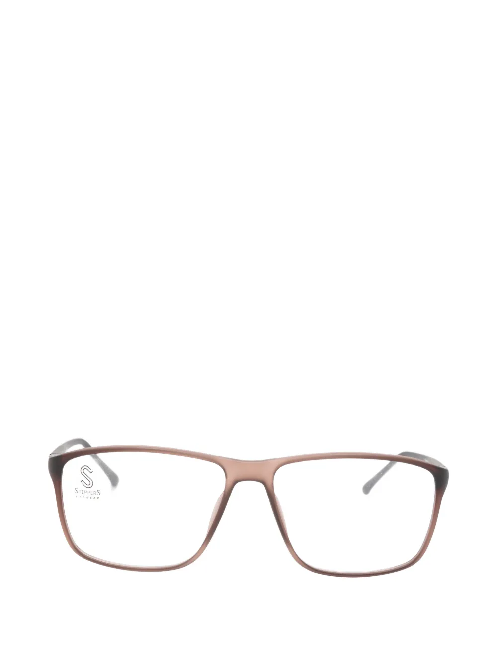 STEPPER EYEWEAR rectangle-frame glasses | Brown | Image 1