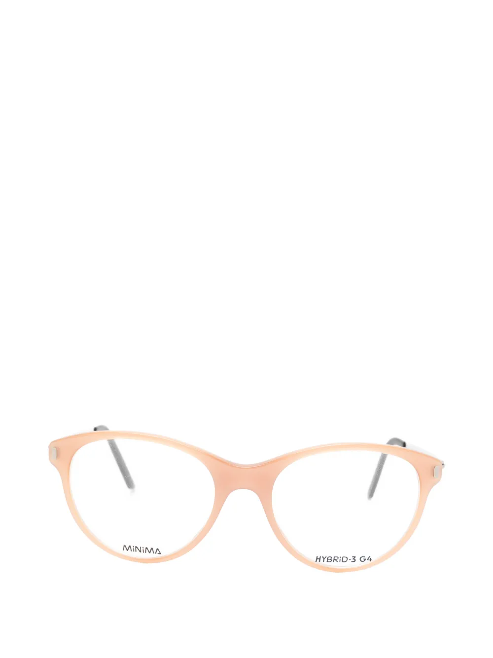 Minima Hybrid-3 cat-eye glasses - Toni neutri