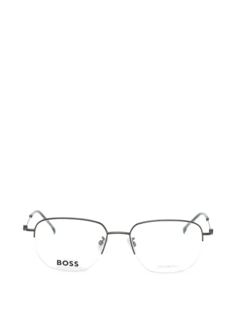 BOSS square-frame glasses