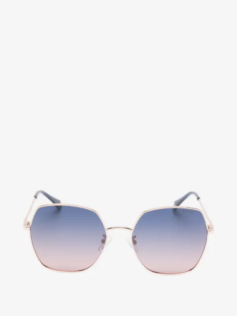Polaroid geometric-frame sunglasses