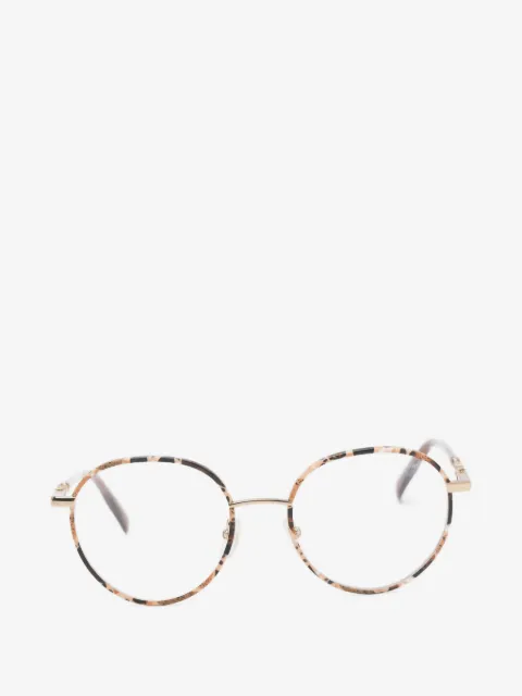 Zadig&Voltaire tortoiseshell-effect round-frame glasses