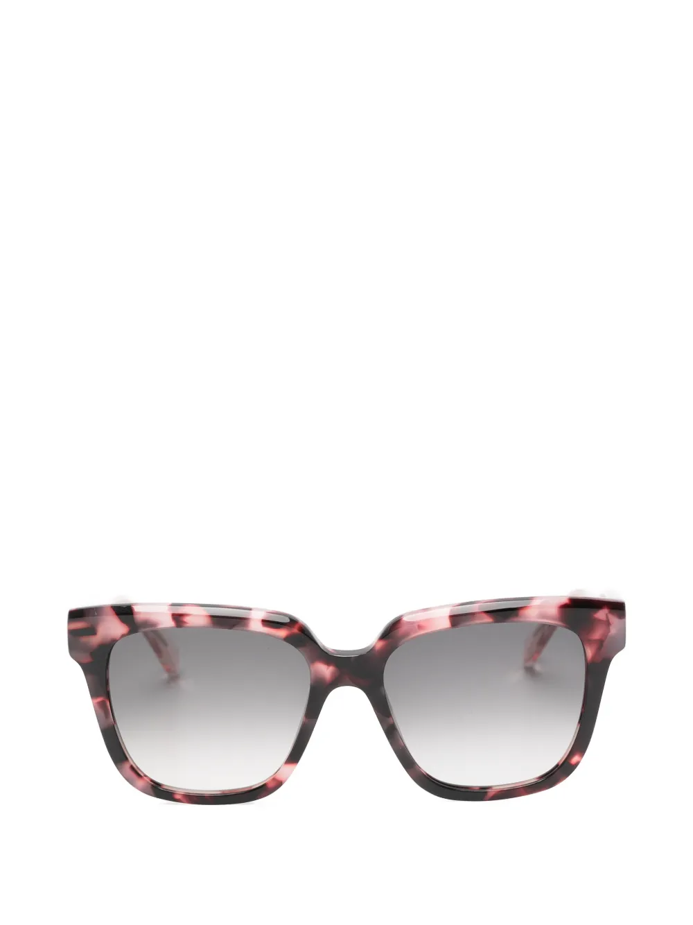 Zadig&Voltaire tortoiseshell-effect square-frame sunglasses - Rosa