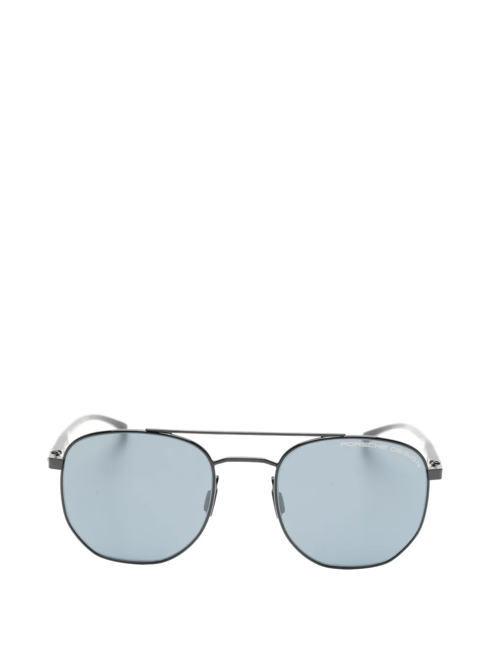 Porsche Design P'8695 double-bridge geometric-frame sunglasses - Nero