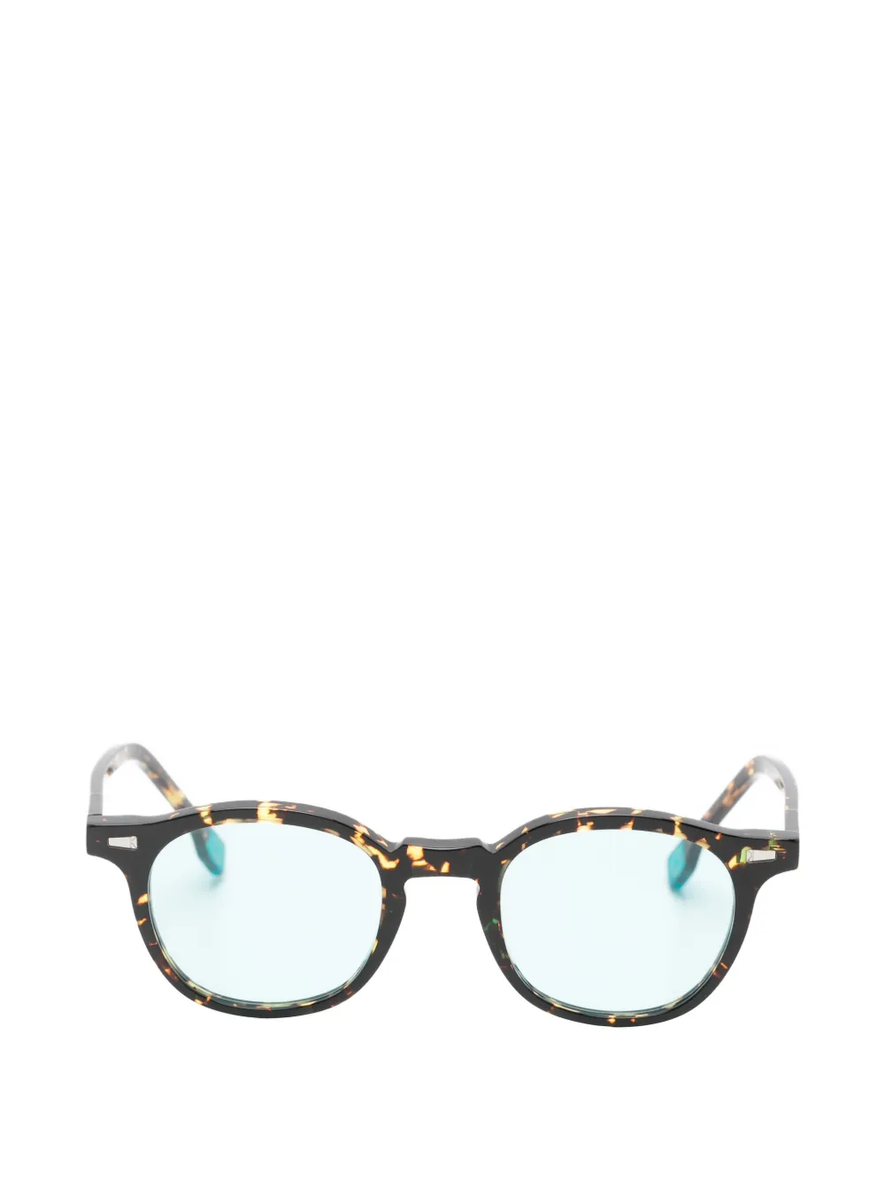 KYme Quill round-frame sunglasses - Marrone