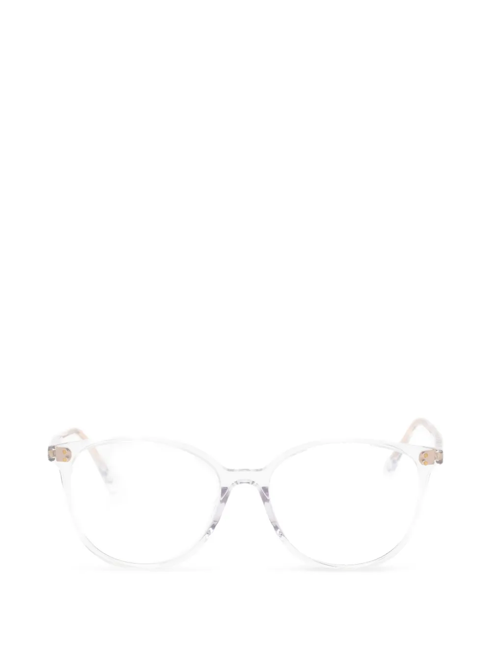 Zadig&Voltaire embellished round-frame glasses - Bianco