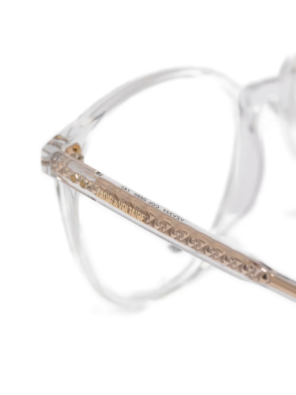 Zadig&Voltaire Bril met rond montuur Wit
