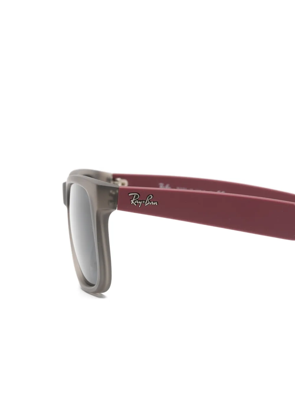 Ray-Ban Justin zonnebril met vierkant montuur Grijs
