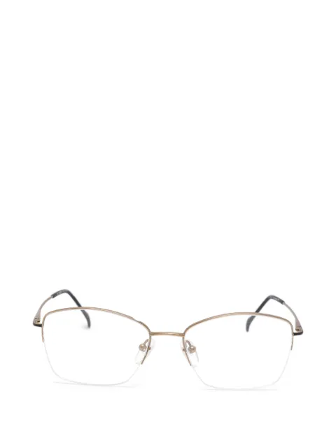 STEPPER EYEWEAR солнцезащитные очки в полуободковой геометричной оправе