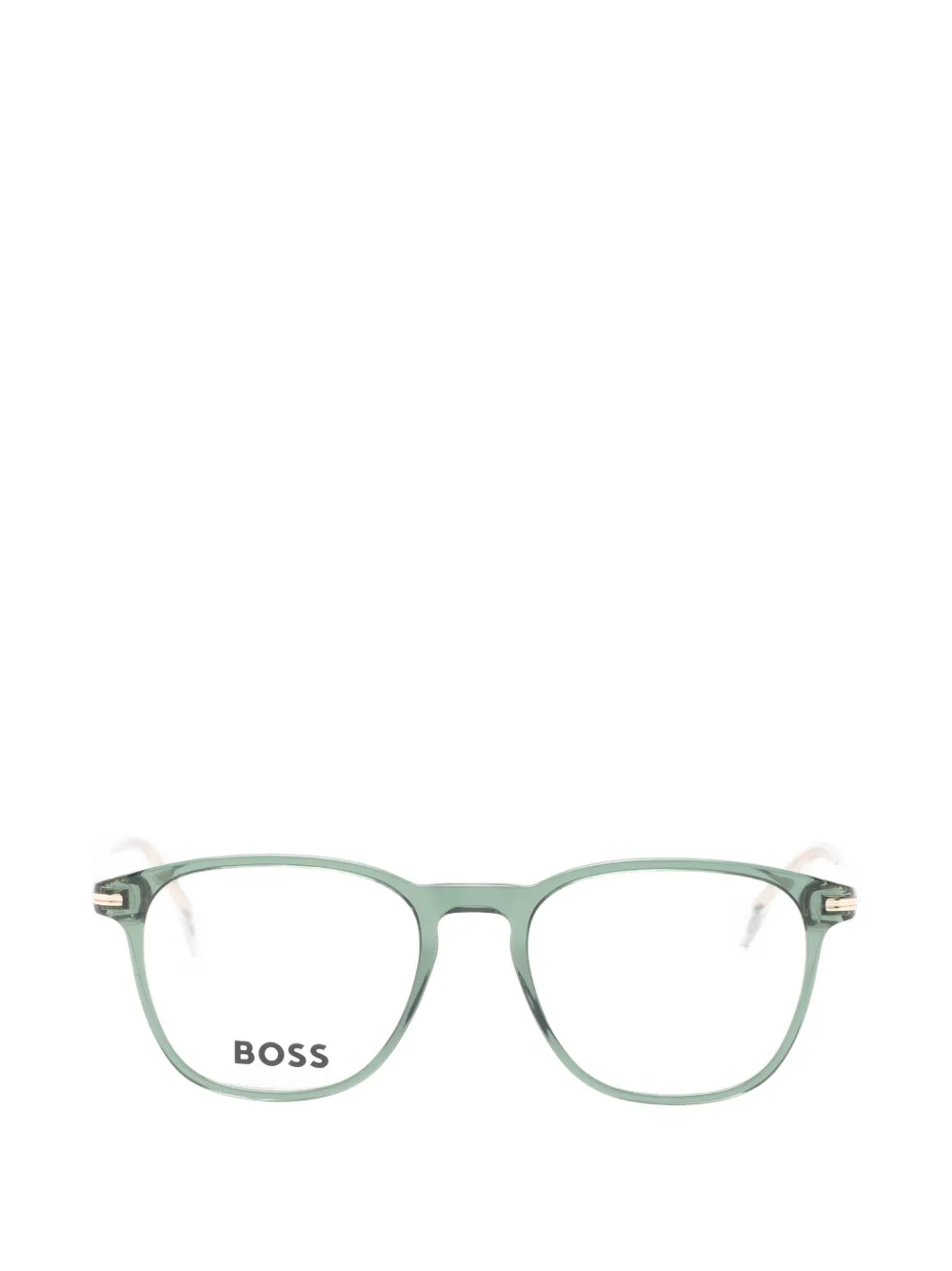 BOSS square-frame glasses - Verde