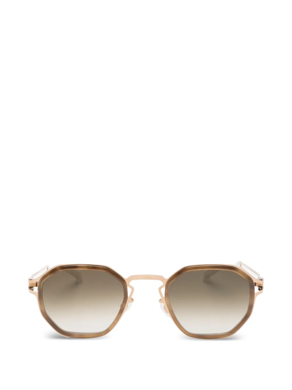 Mykita Gia geometric-frame sunglasses - Marrone