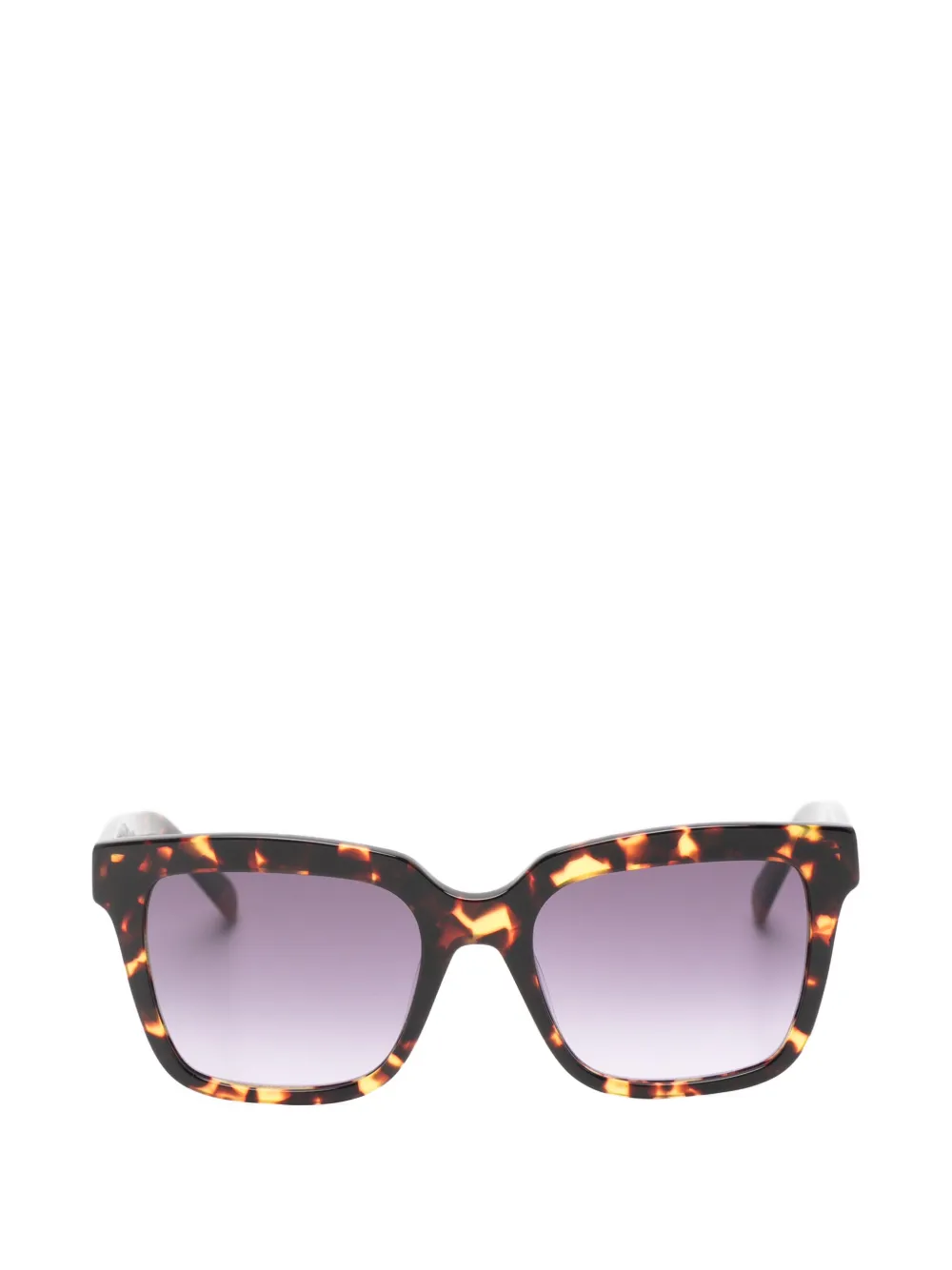 Benetton Jesi Square-frame Sunglasses In Brown