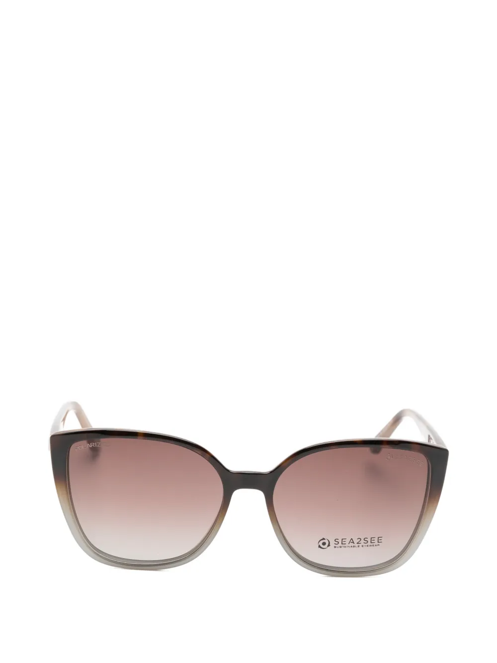 S2S Messina tortoiseshell-effect glasses - Marrone