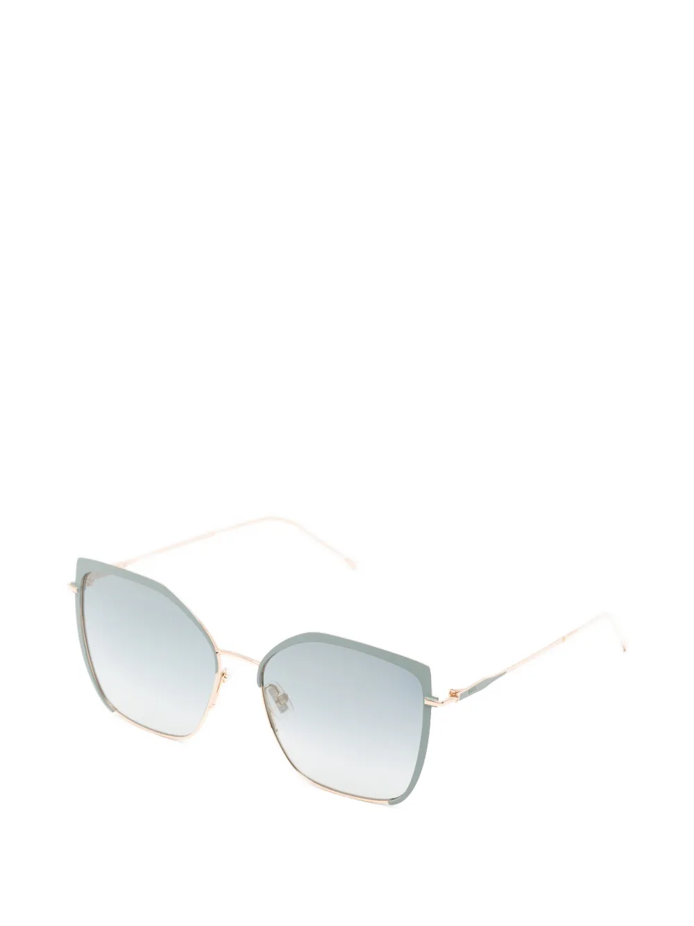 BOSS Zonnebril met cat-eye montuur Goud