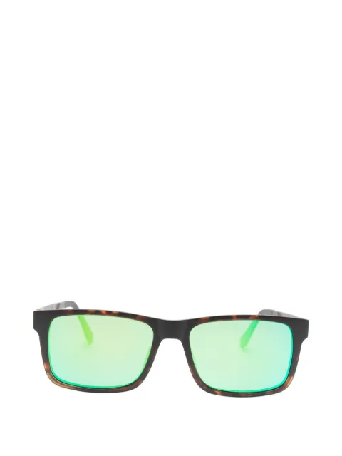 Ultem tortoiseshell-effect rectangle-frame glasses set of five 