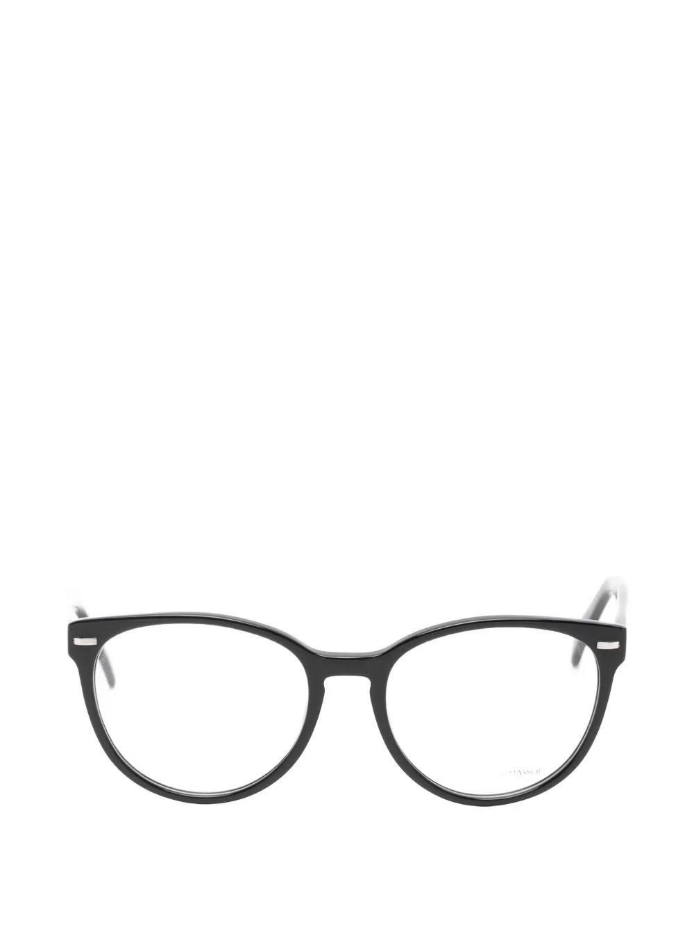 GIORGIO VALMASSOI round-frame glasses - Nero