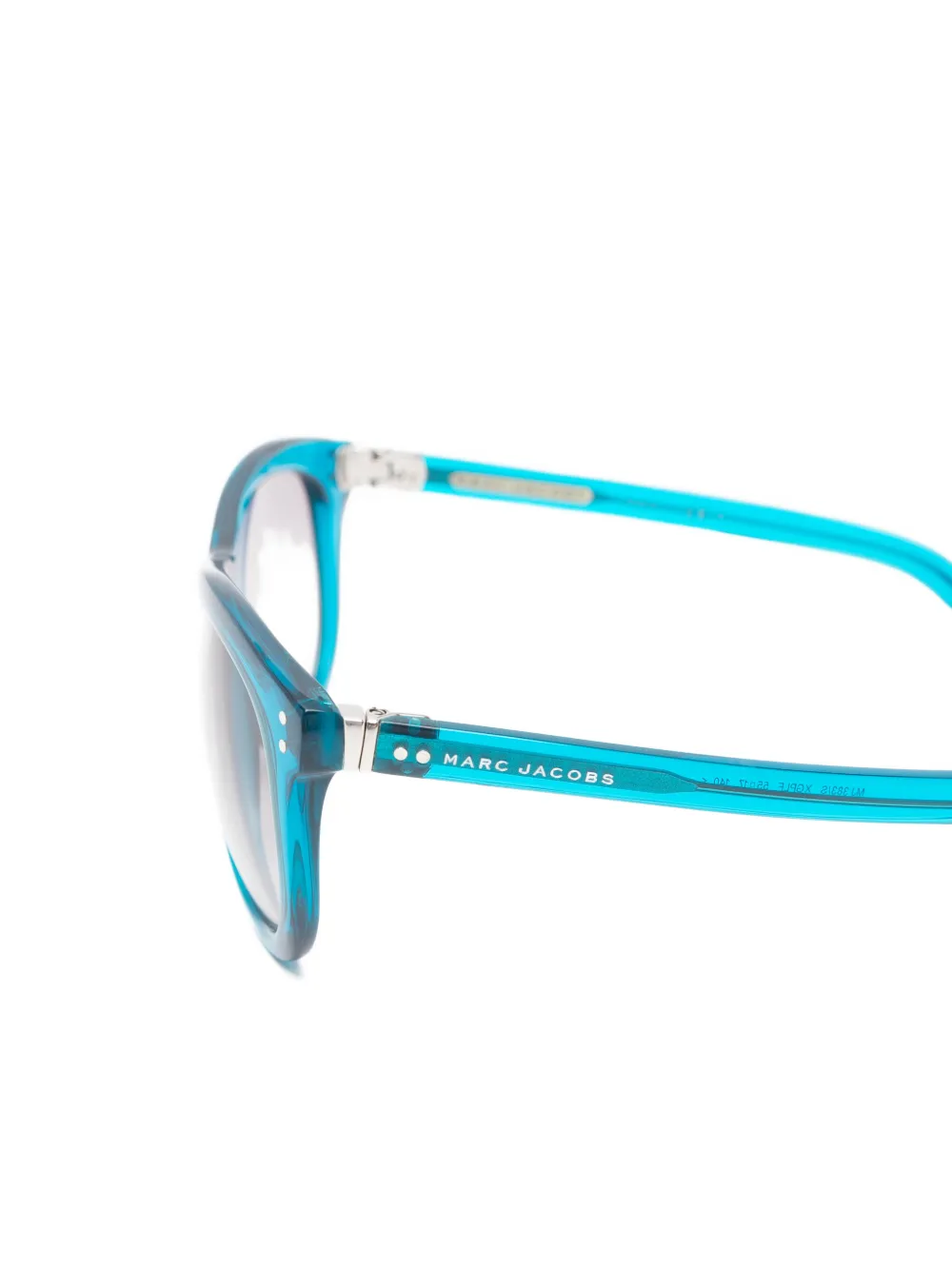 Marc Jacobs Eyewear Zonnebril met rond montuur Blauw