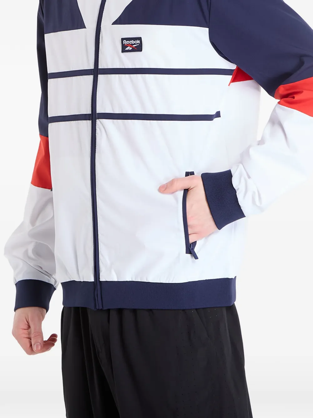 Reebok Heritage Logo trainingsjack Wit