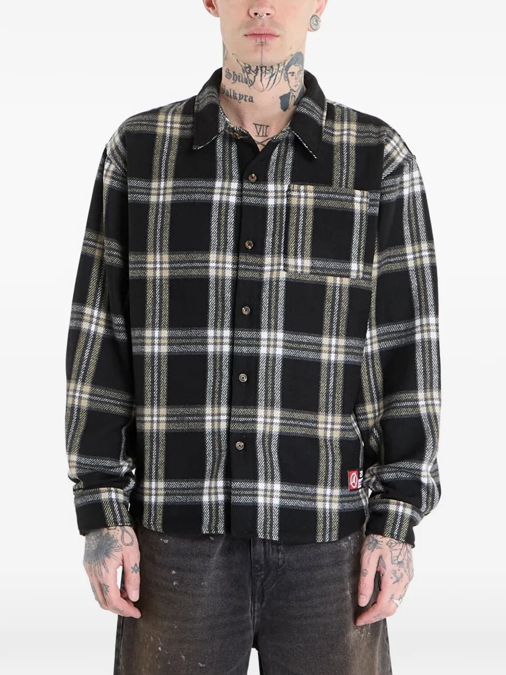 Jordan Jordan Flight flannel shirt - Nero