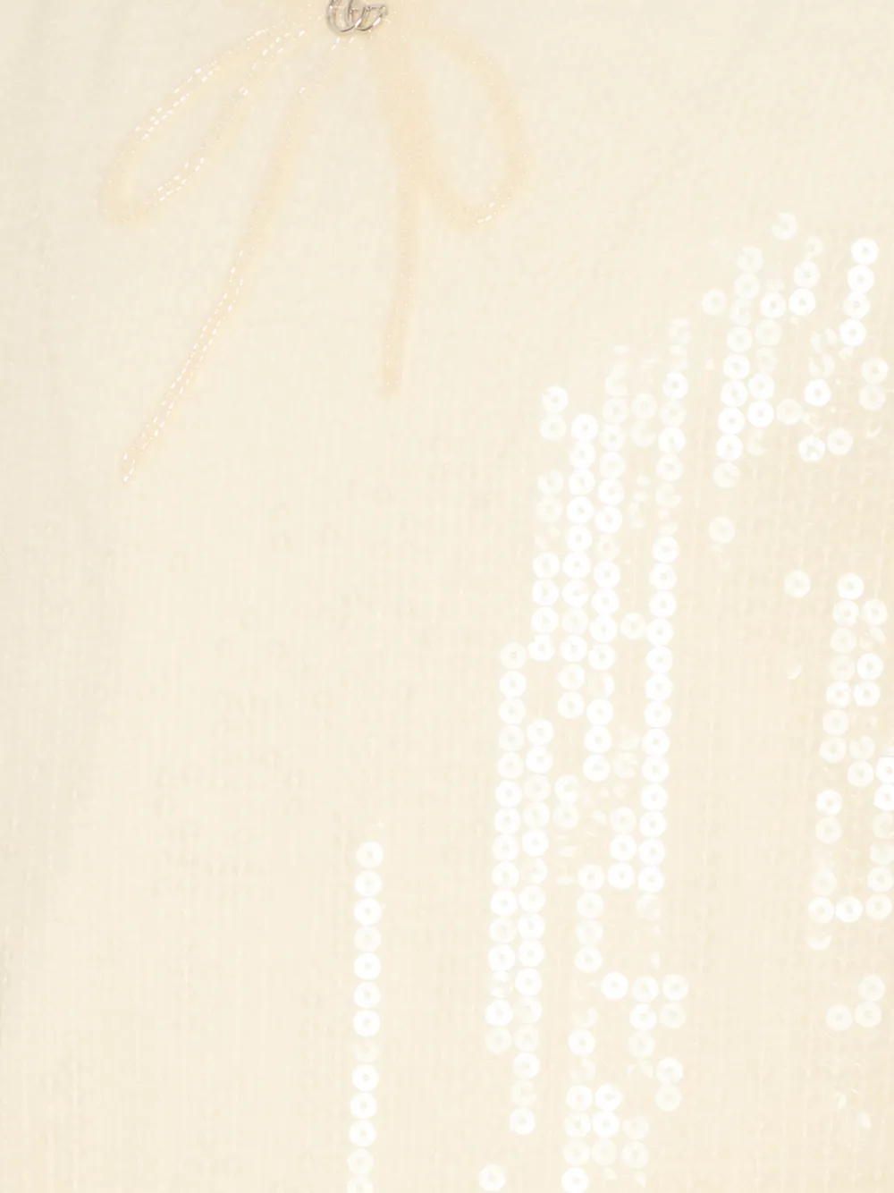  Gucci Kids Sequinned Star Dress - Neutrals 