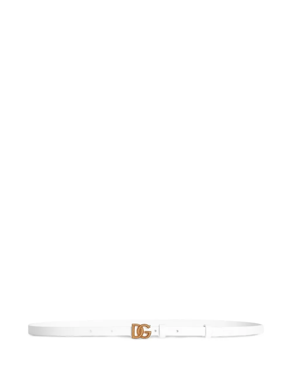 Dolce & Gabbana Leren riem Wit
