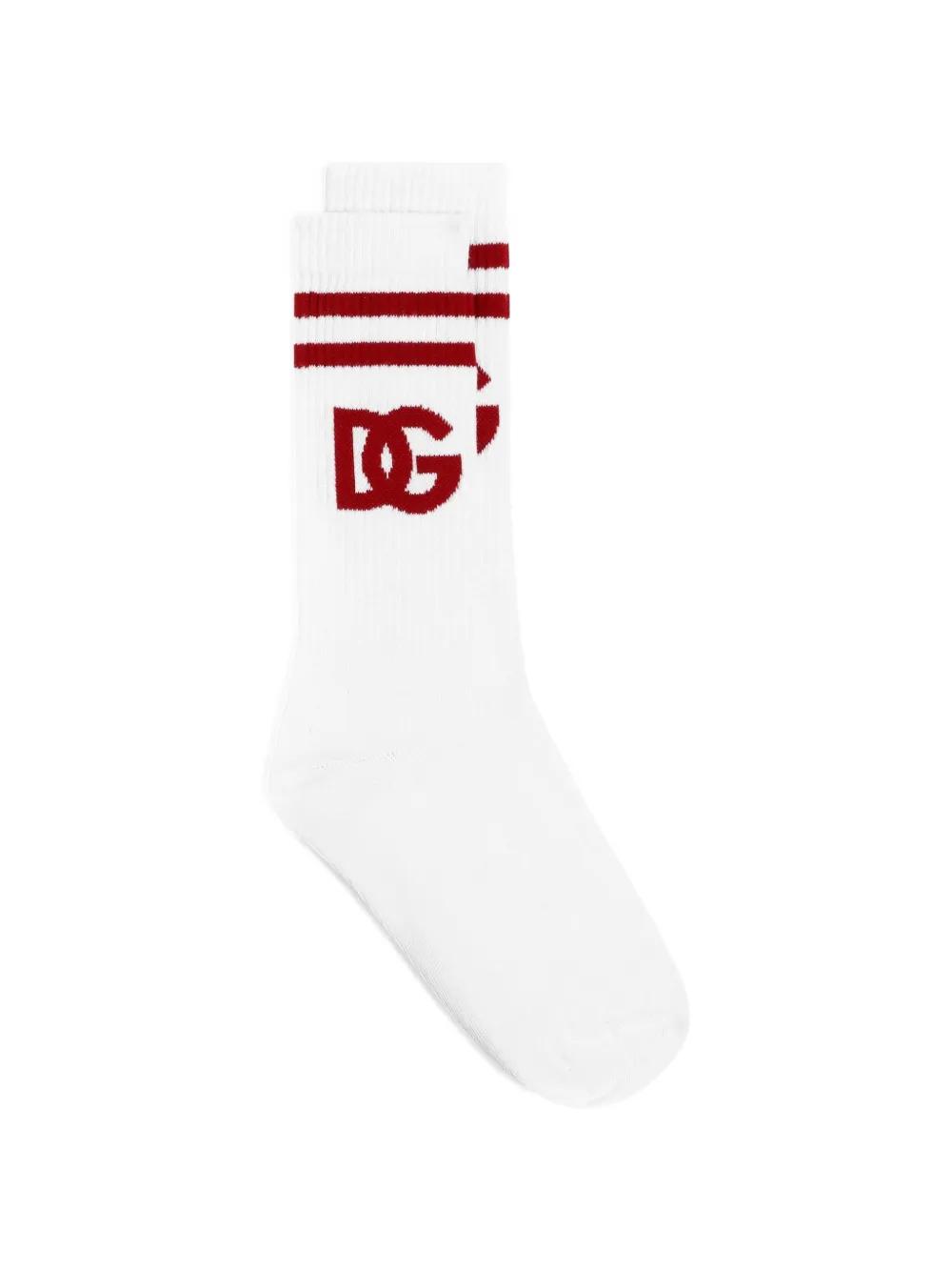 Dolce & Gabbana Sokken met logo-jacquard Wit