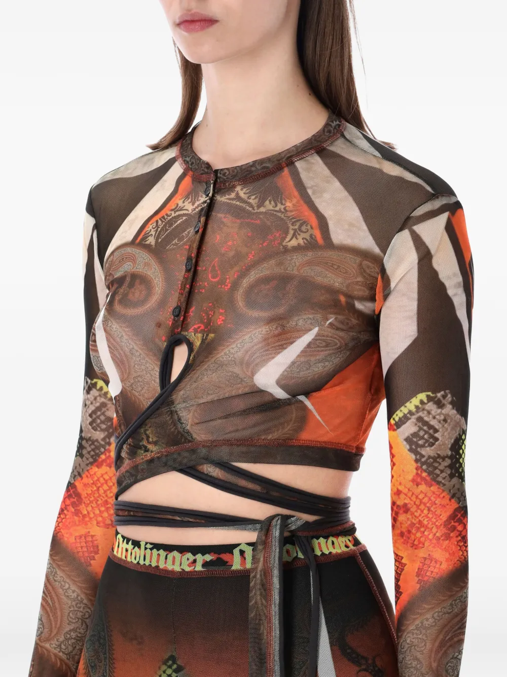  Ottolinger Long-sleeve Top - Orange 