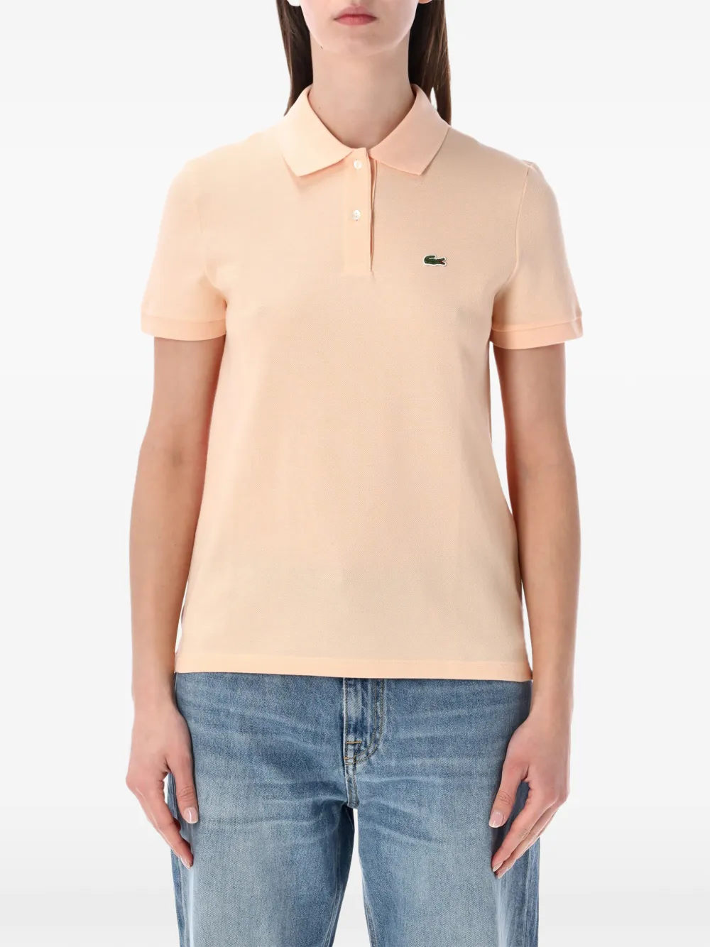 Lacoste logo-detail polo top - Orange