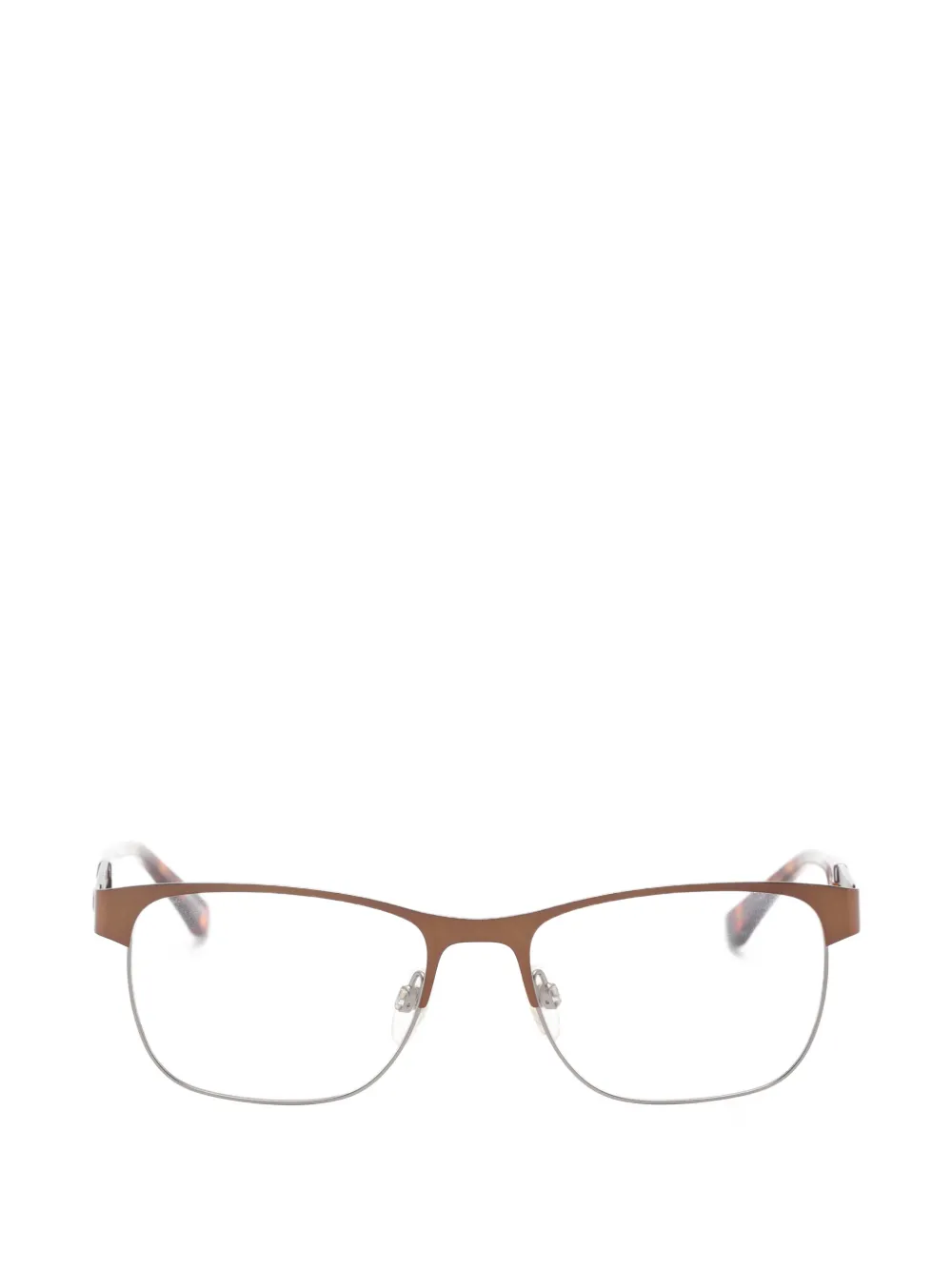BMW Eyewear rectangle-frame glasses - Marrone
