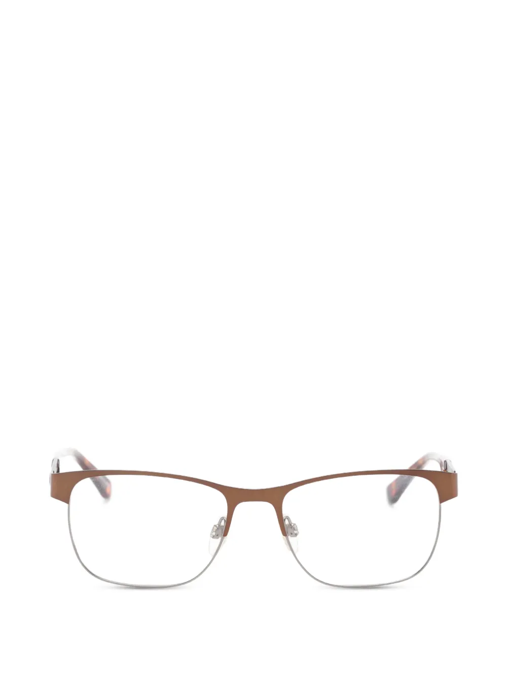 BMW Eyewear rectangle-frame glasses - Marrone