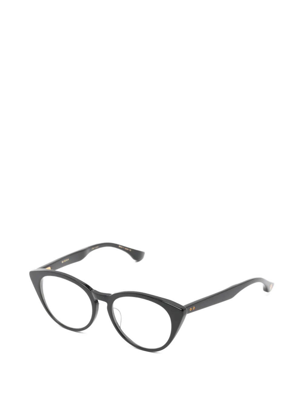 Dita Eyewear Miwah bril met cat-eye montuur Zwart