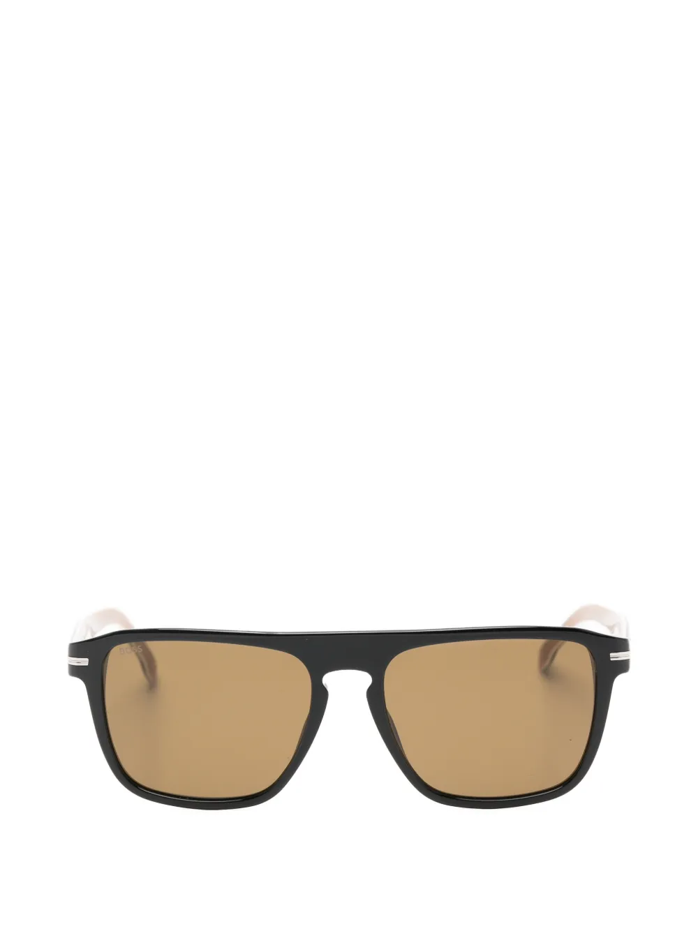 BOSS square-frame sunglasses - Schwarz