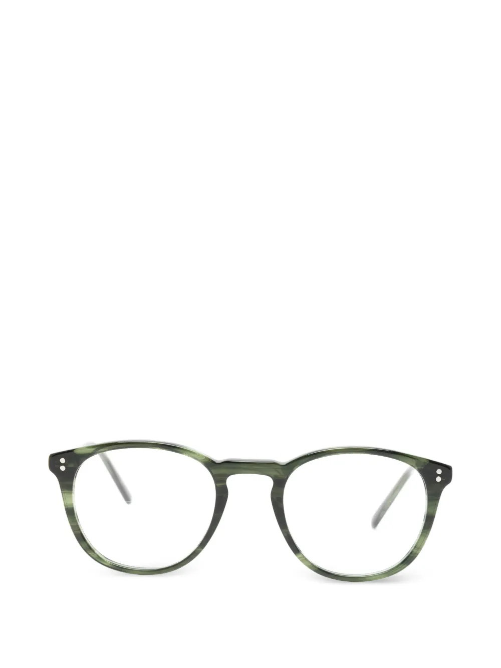 CHARLES STONE round-frame glasses - Verde