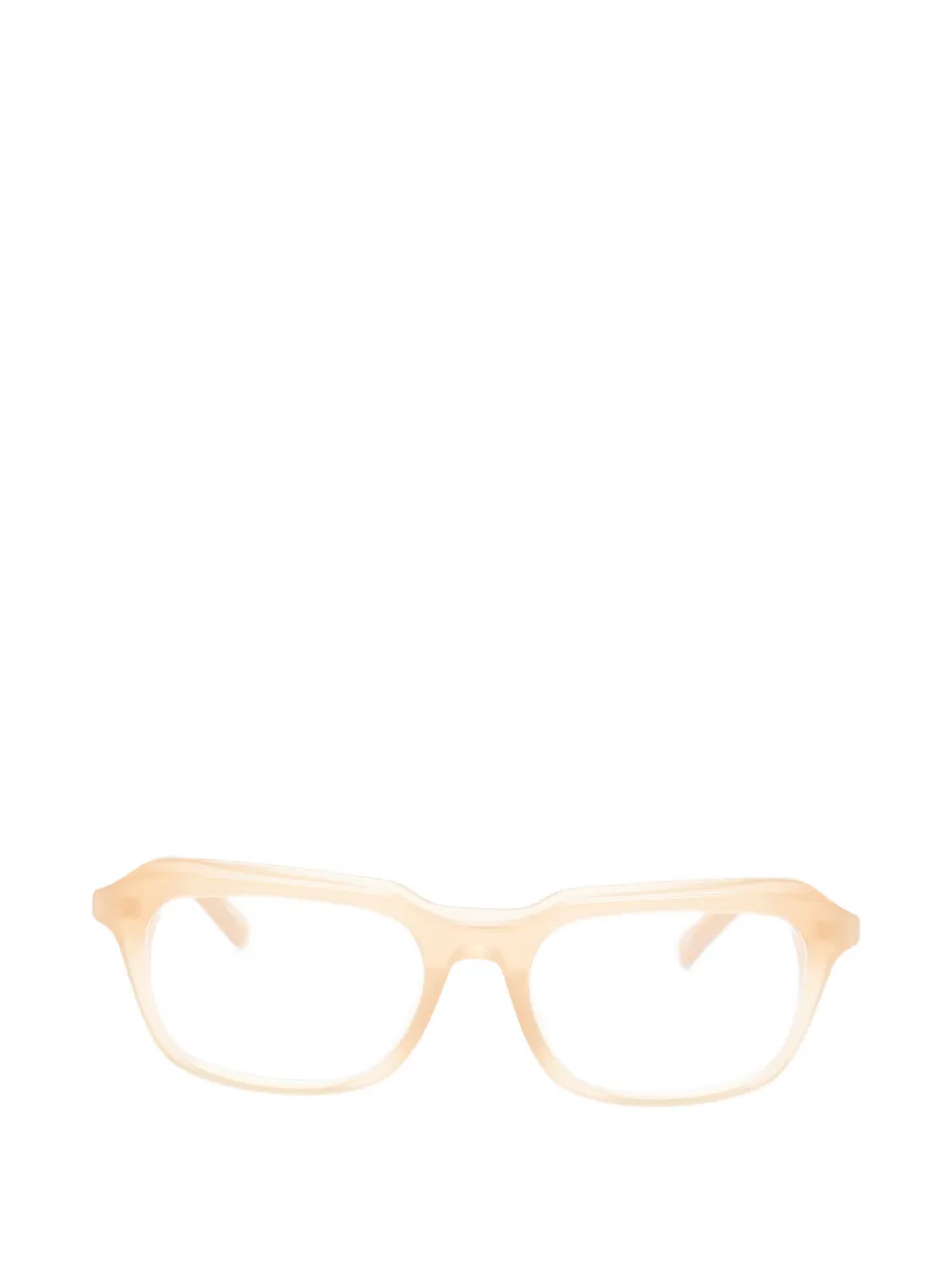Jacquemus Jac square-frame glasses - Nude