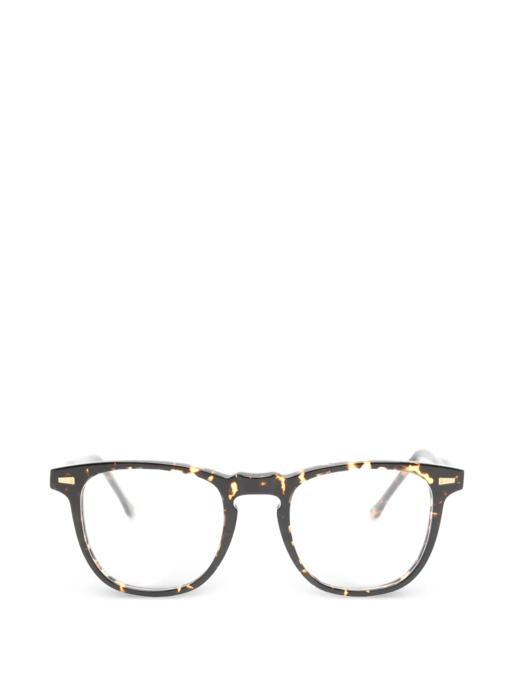 KYme Alfio tortoiseshell-effect glasses - Marrone